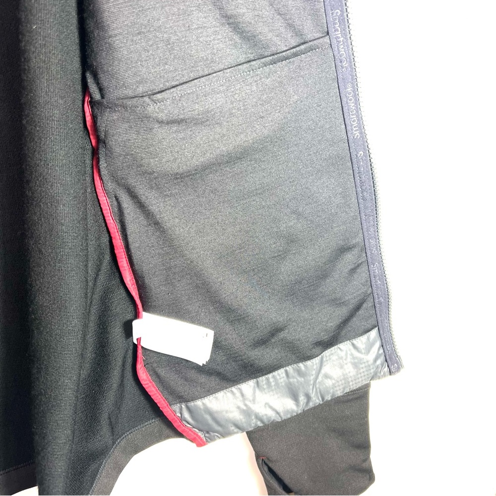Smartwool Smartloft 120 Merino Wool Jacket Black Gray Size Medium - Picture 7 of 15